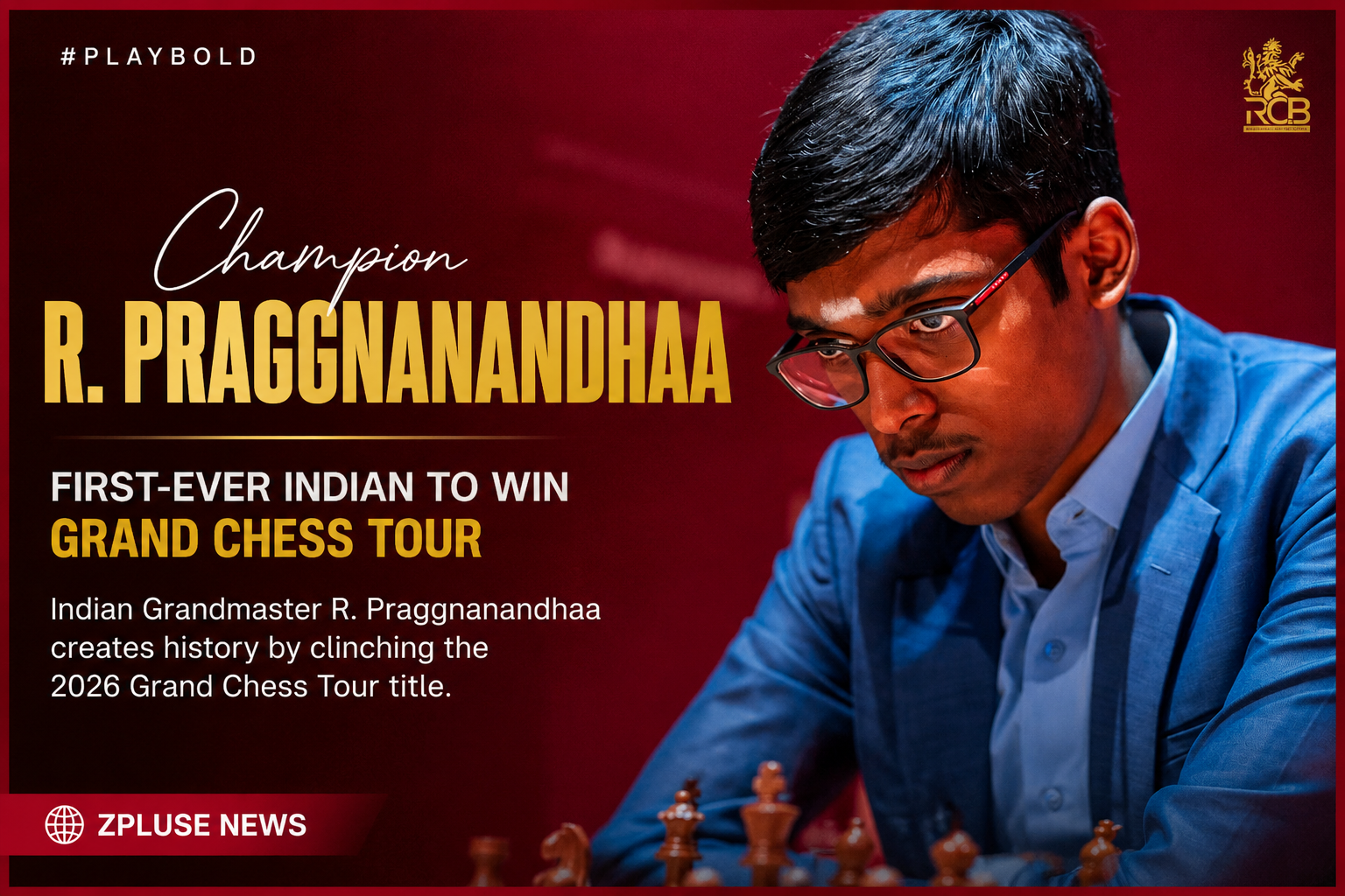 Praggnanandhaa Wins 2026 Grand Chess Tour, Wesley So Clinches 3rd